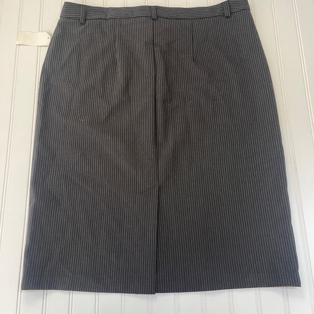 NWT Gap Y2K Vintage Academia Office Wool Blend Pencil Skirt Stripes Womens XL 14 - Picture 8 of 10